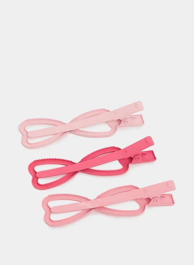 ستايلي مجموعة من 3 مشابك شعر كاجوال